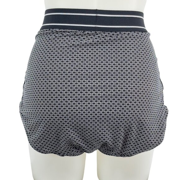 SWIM by CACIQUE Women's Swimsuit 2 Piece B&W High Waist & Neck Plus Size 28 - Picture 5 of 13